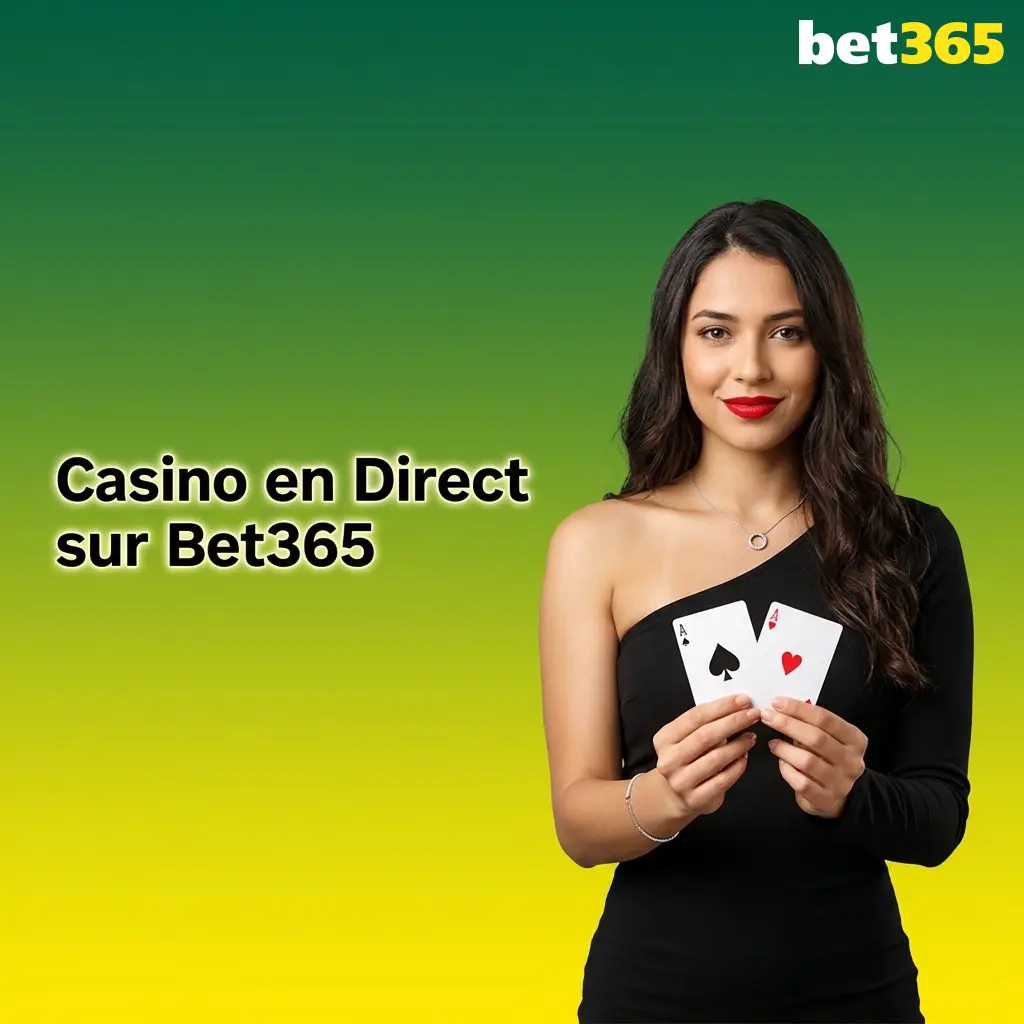 Tables de casino en direct Bet365 avec croupiers humains en temps réel via Evolution Gaming