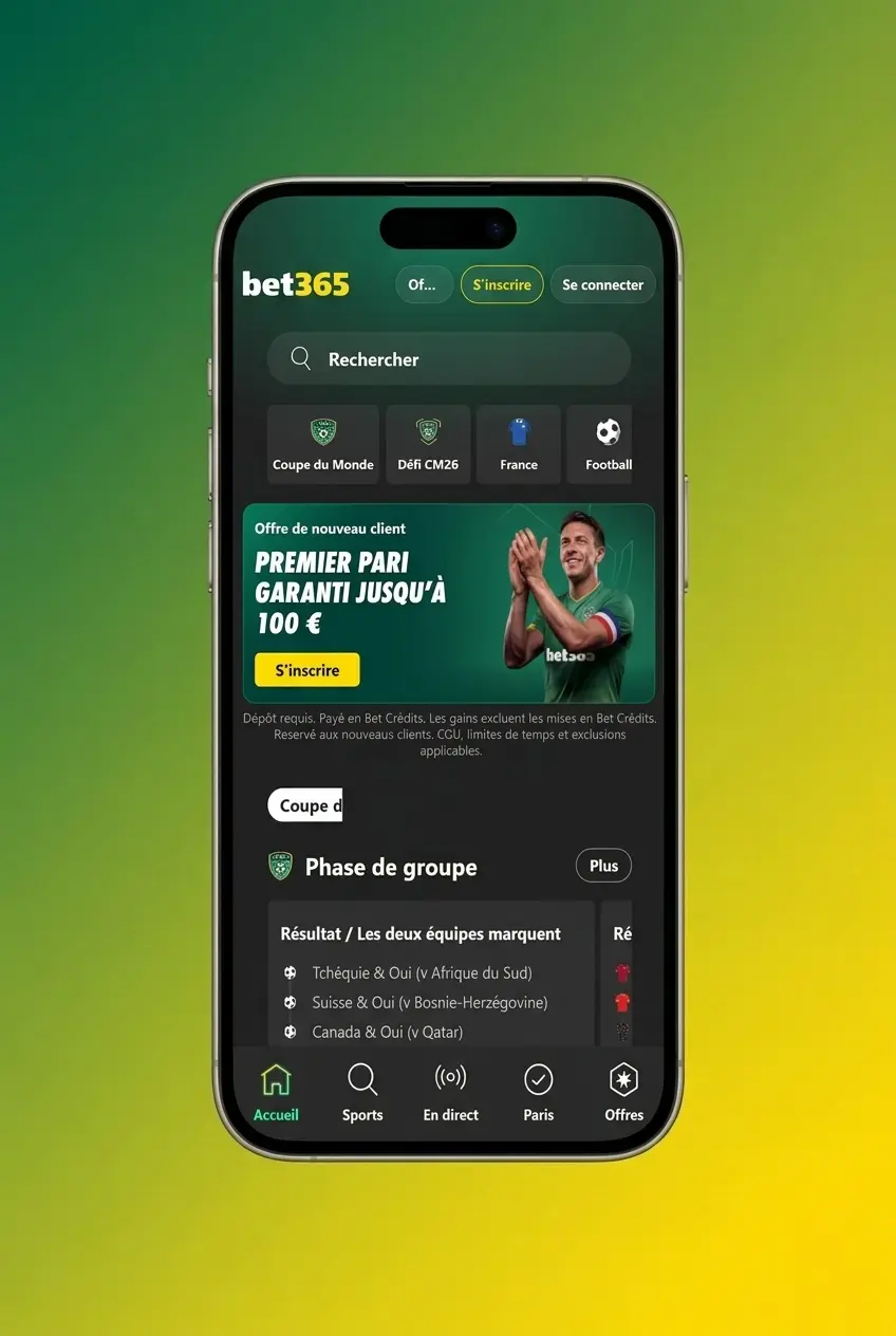 Guide étape par étape pour s'inscrire et jouer au casino en direct sur Bet365