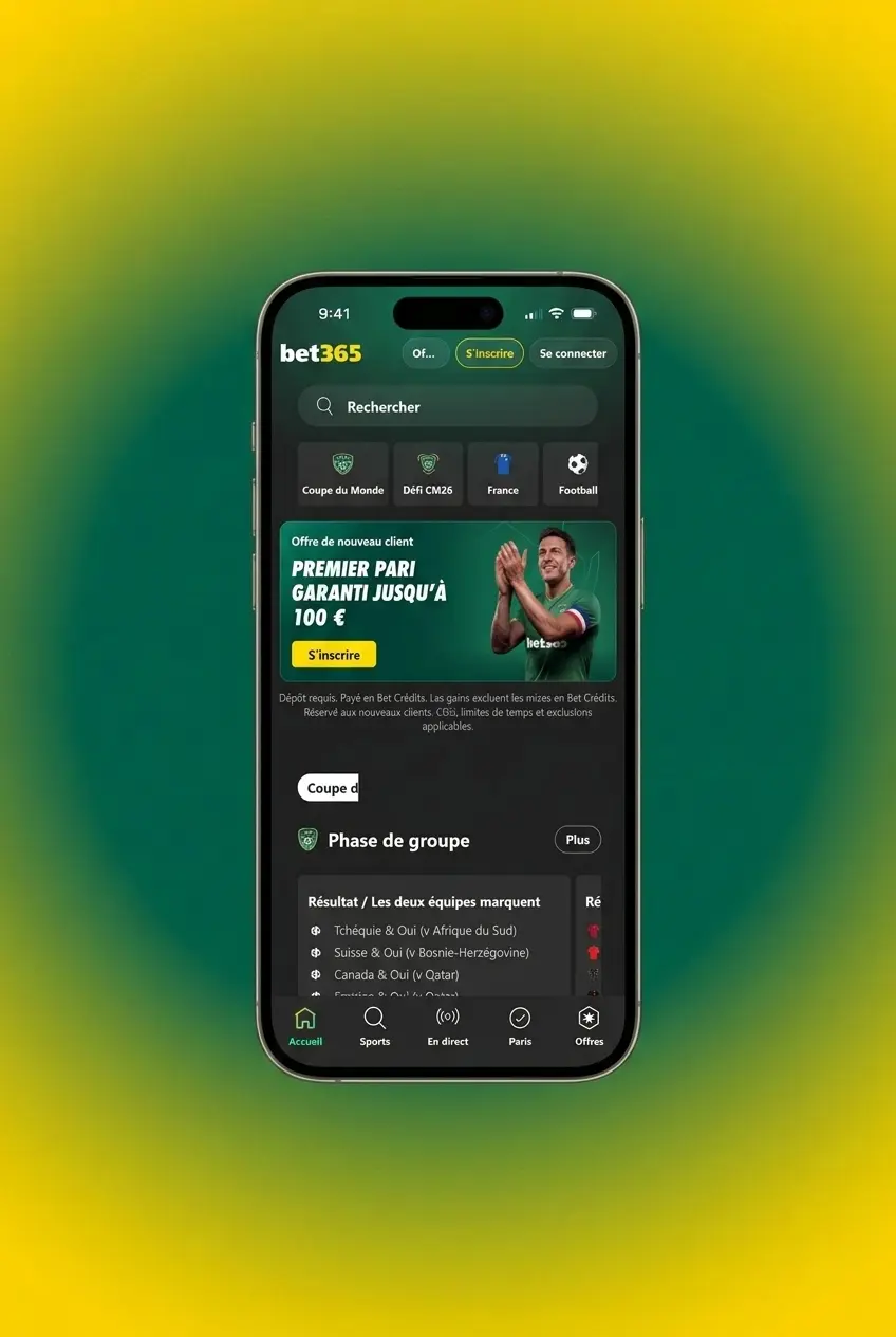 Guide étape par étape pour parier sur le football avec Bet365 en France sur ordinateur et mobile