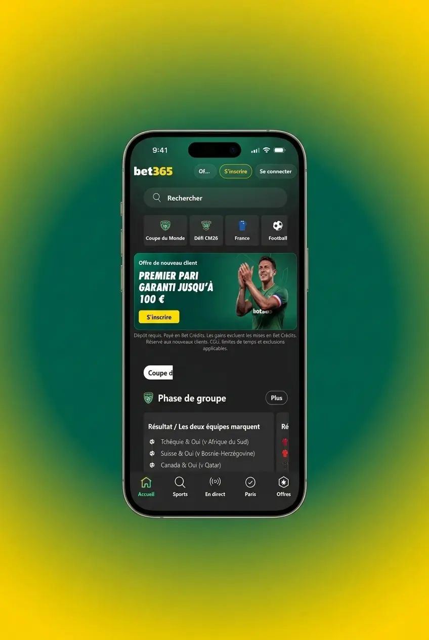 Guide étape par étape pour parier sur le football avec Bet365 en France, inscription et dépôt inclus