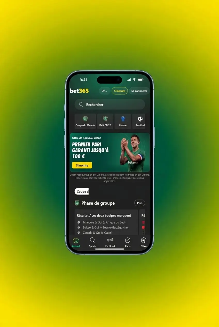 Guide d'inscription Bet365 en 5 étapes : formulaire, informations personnelles et activation du compte