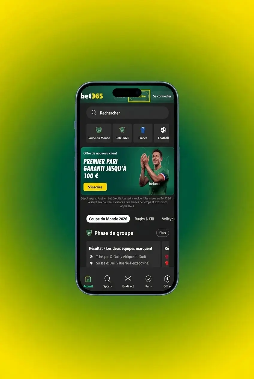 Guide d'inscription Bet365 en 5 étapes simples sur formulaire en ligne pour créer un compte rapidement