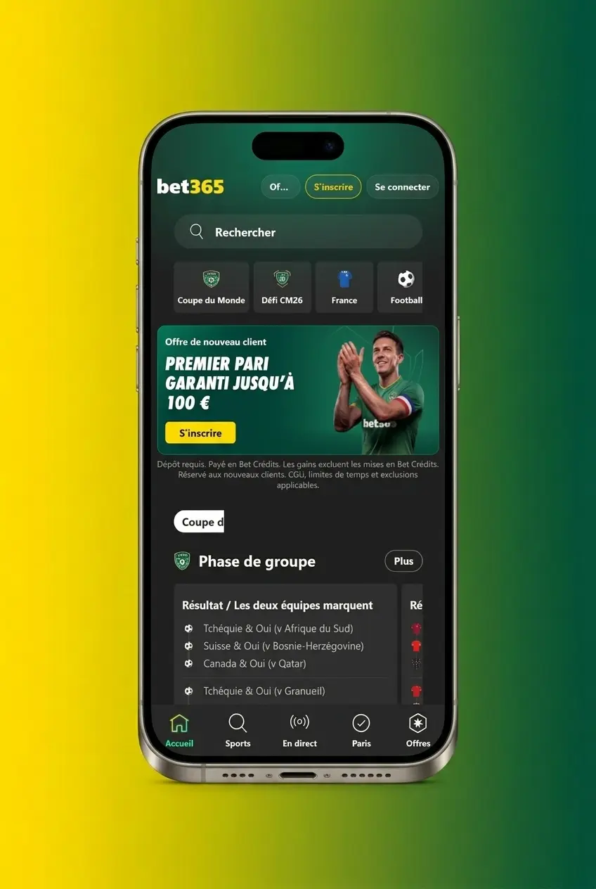 Guide étapes activation bonus Bet365 France inscription dépôt code promo utilisation fonds bonus