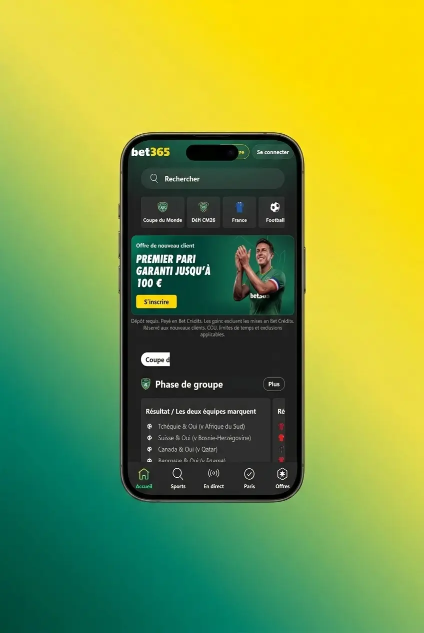 Guide étape par étape pour effectuer un retrait sur Bet365 depuis la France via la section Caisse