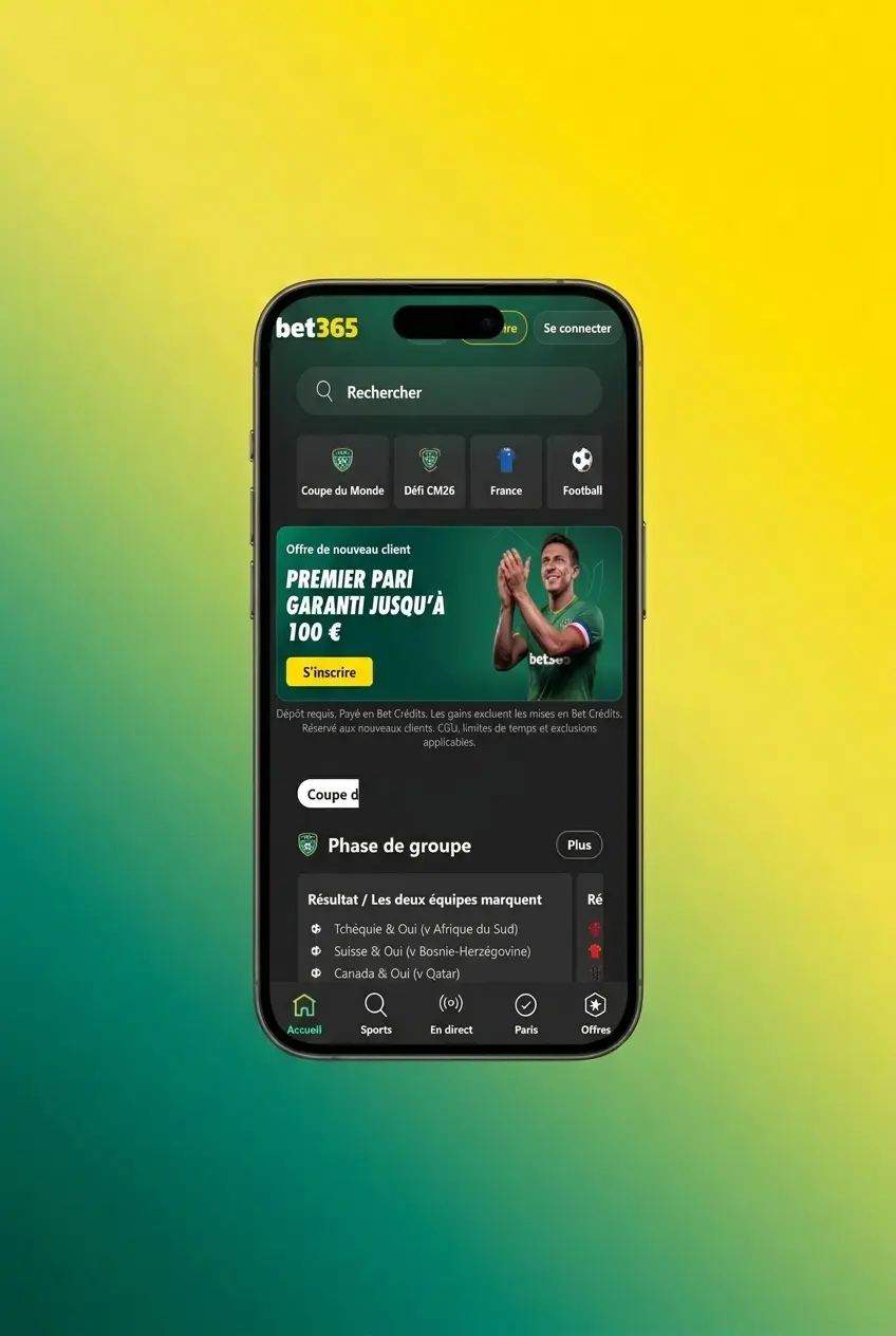 Guide étape par étape pour effectuer un retrait sur Bet365 depuis la France via la section Caisse