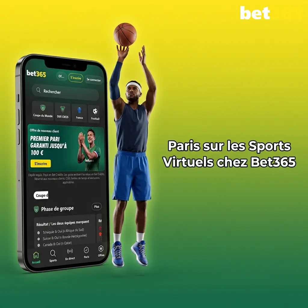 Paris sur les sports virtuels Bet365 : football, chevaux, lévriers et cyclisme avec simulations RNG disponibles 24h/24