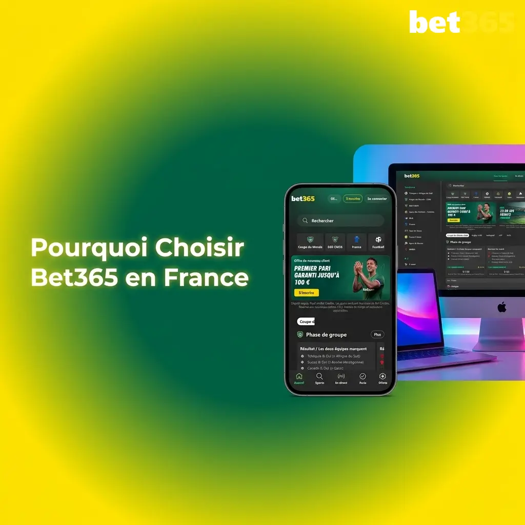 Bet365 France : paris sportifs en ligne, streaming live, app mobile et bonus 100€ pour nouveaux inscrits