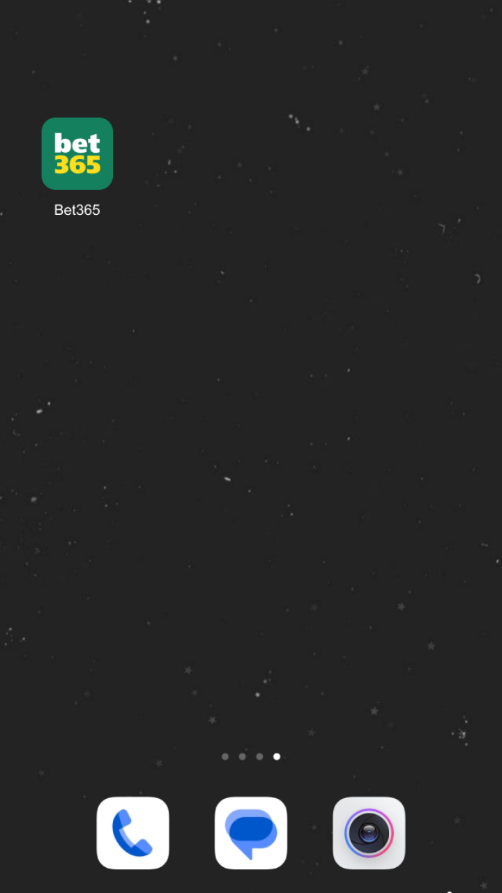 Trouvez l'icône officielle Bet365 sur votre écran d'accueil pour placer votre pari instantanément.