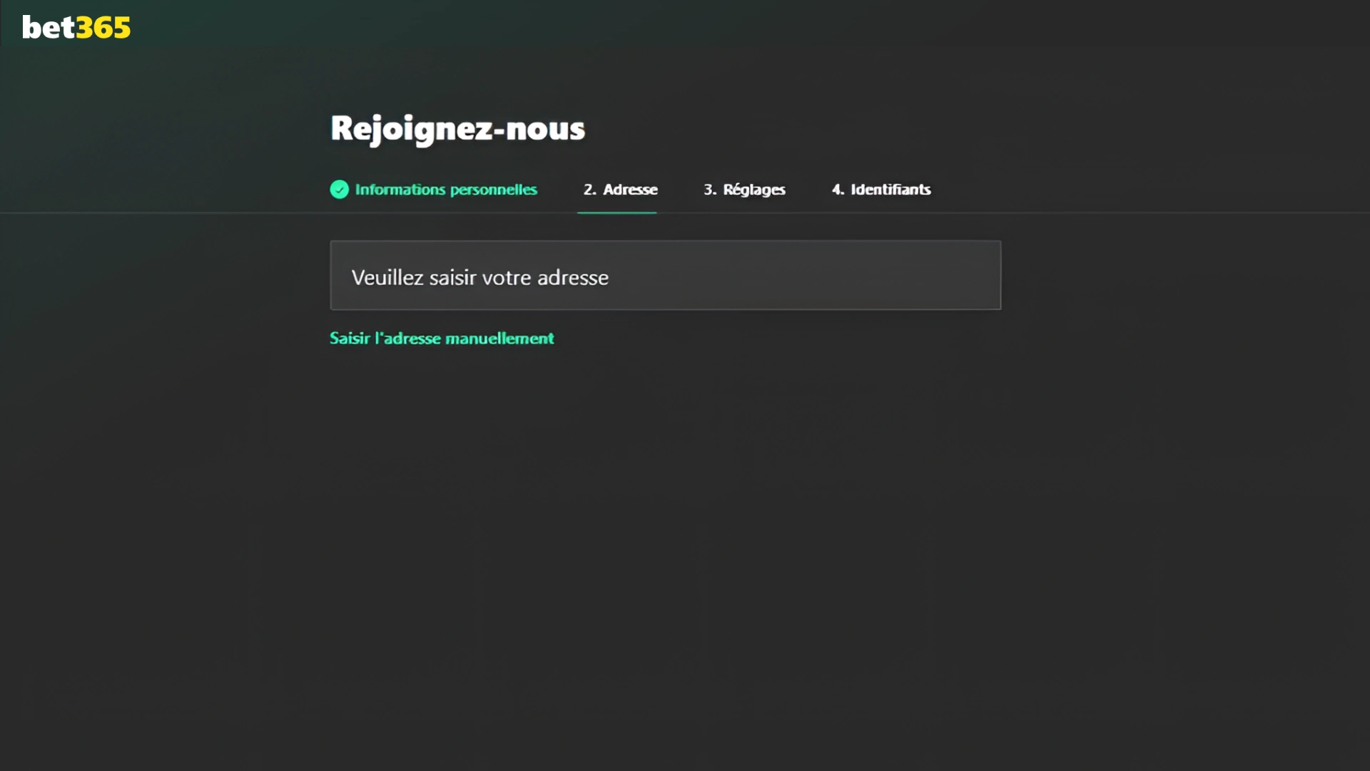 Bet365 garantit la confidentialité de vos informations personnelles lors de la création de votre compte.